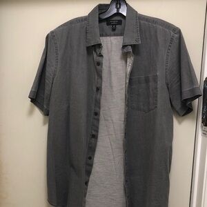 Banana Republic Charcoal Button Down Shirt